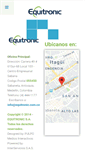 Mobile Screenshot of equitronic.com.co