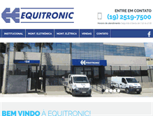 Tablet Screenshot of equitronic.com.br